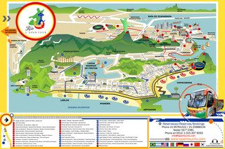 Carte de bus touristique de Rio L'Open Tour